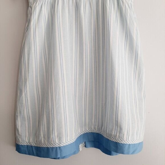 OLD NAVY | 100% Cotton Spaghetti Strap Mini Slip Night Gown PJ Stripe M Flawed - Picture 10 of 12